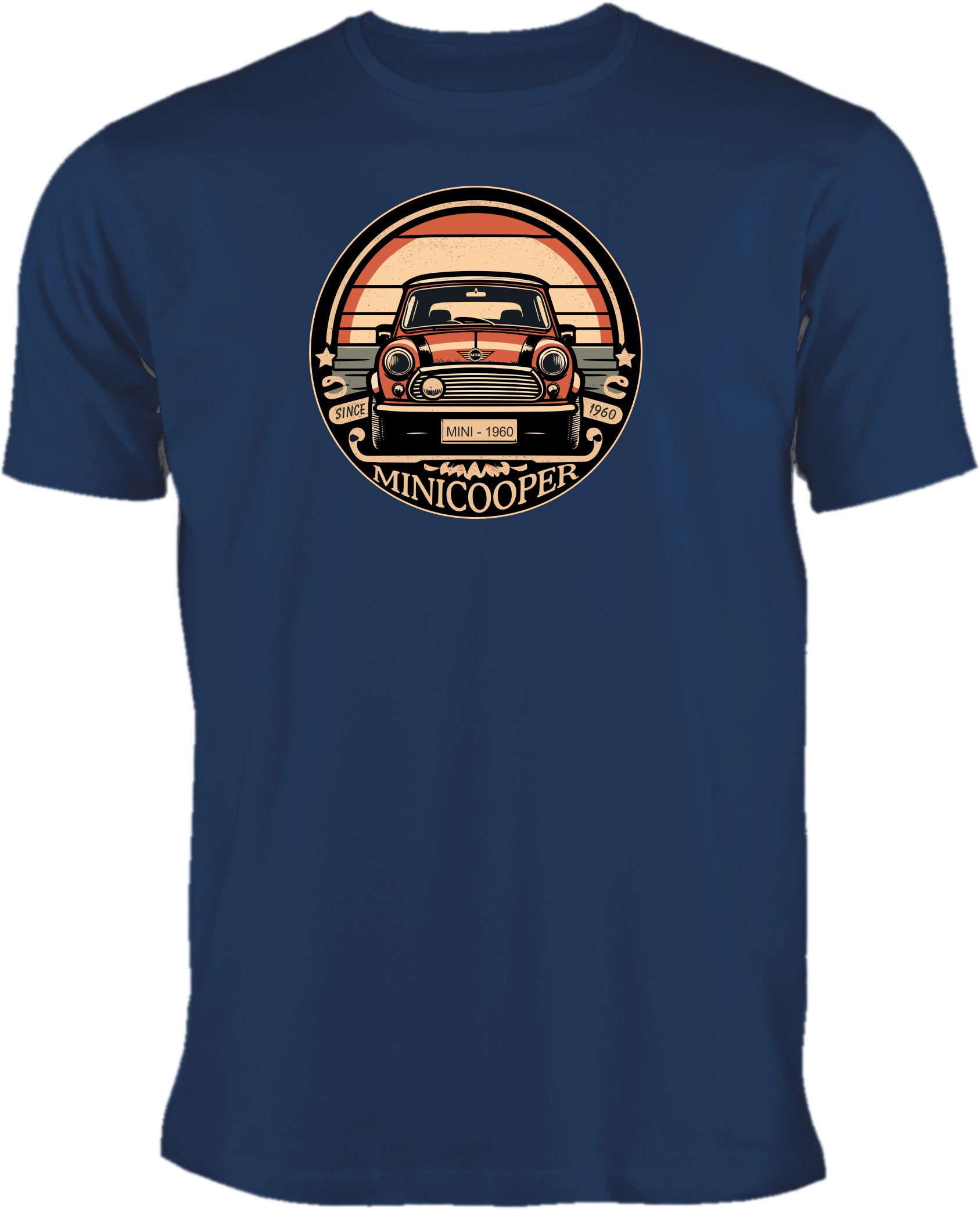 Mini Cooper T-Shirt blau