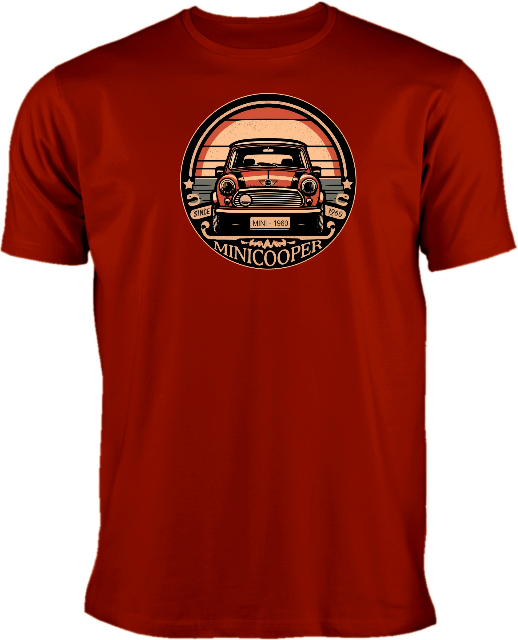 Mini Cooper T-Shirt rot