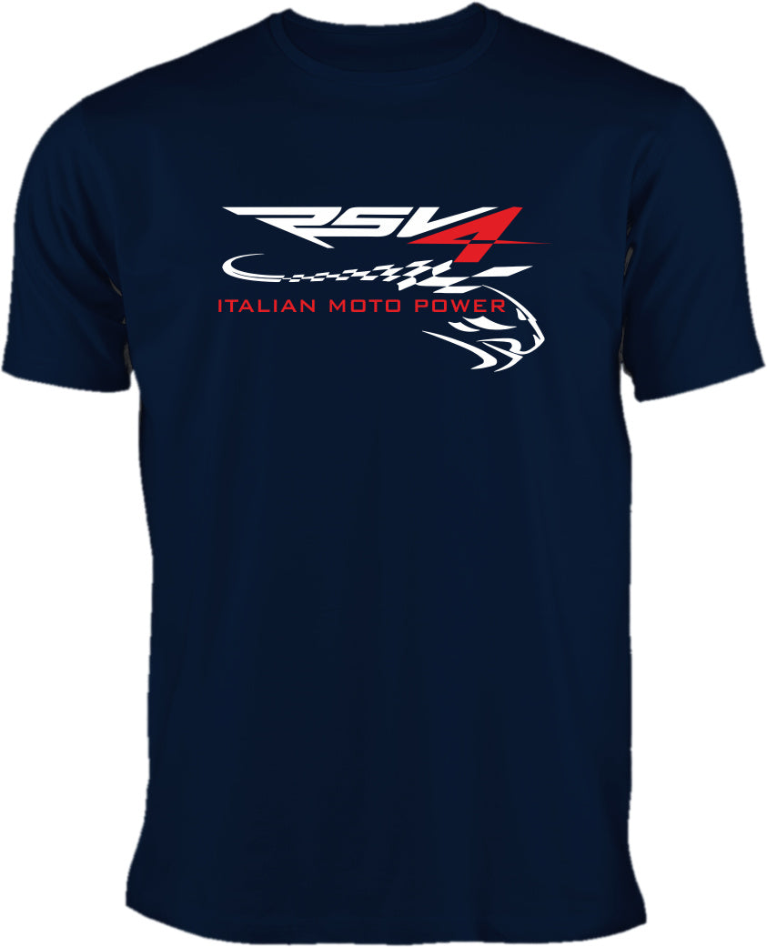Aprilia  RSV4 T-Shirt blau