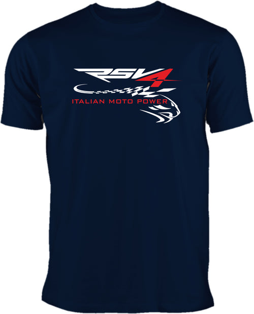 Aprilia  RSV4 T-Shirt blau
