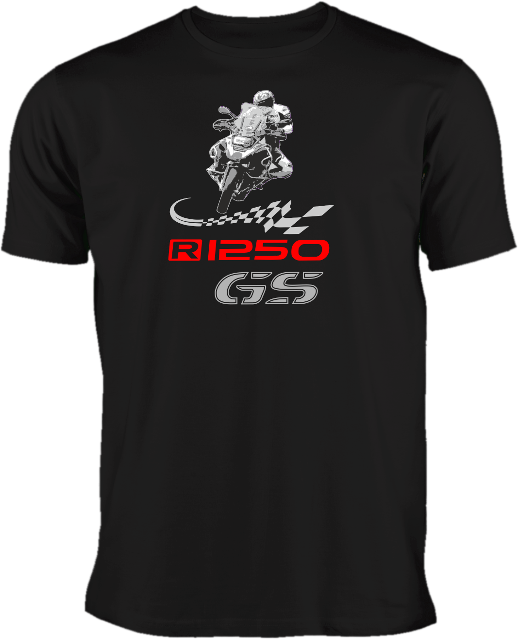 BMW R1250 GS schwarzes  T-Shirt
