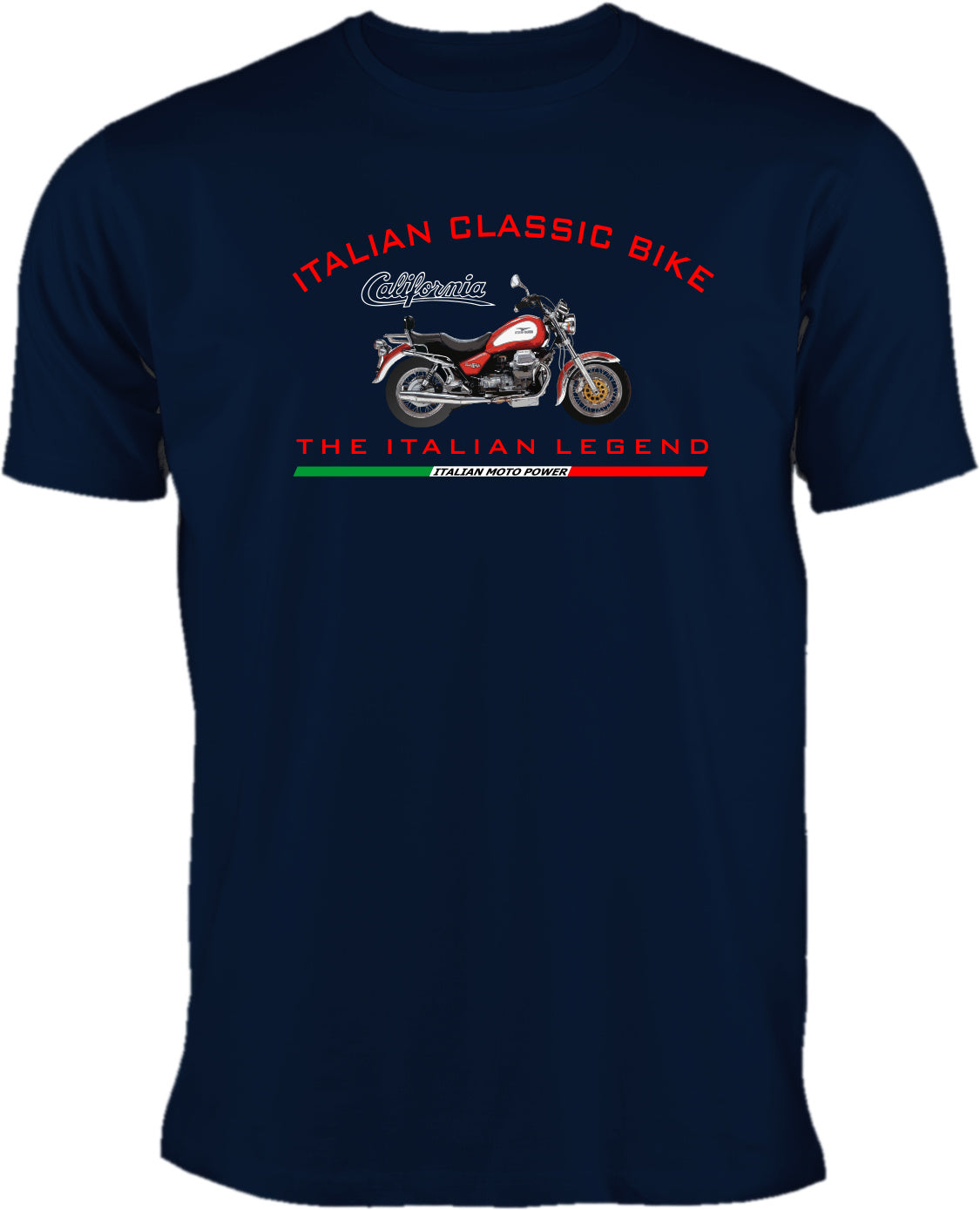 Moto Guzzi California T-Shirt blau