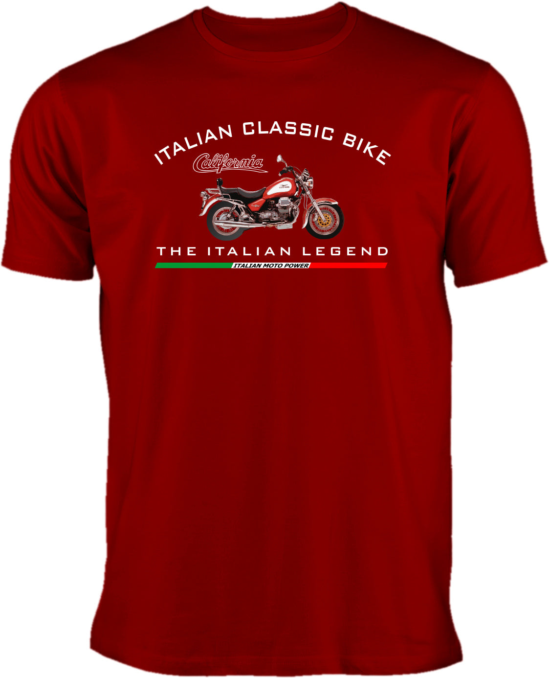 Moto Guzzi California T-Shirt rot