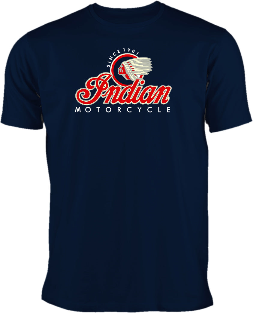 Indian T-Shirt blau