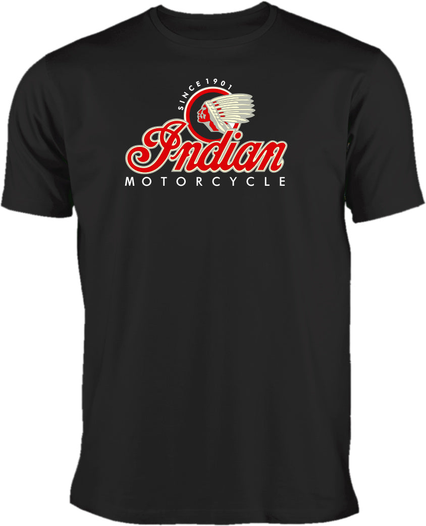 indian t-shirt schwarz