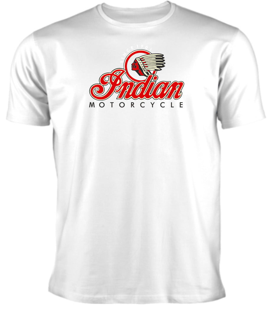 Indian T-Shirt weiss