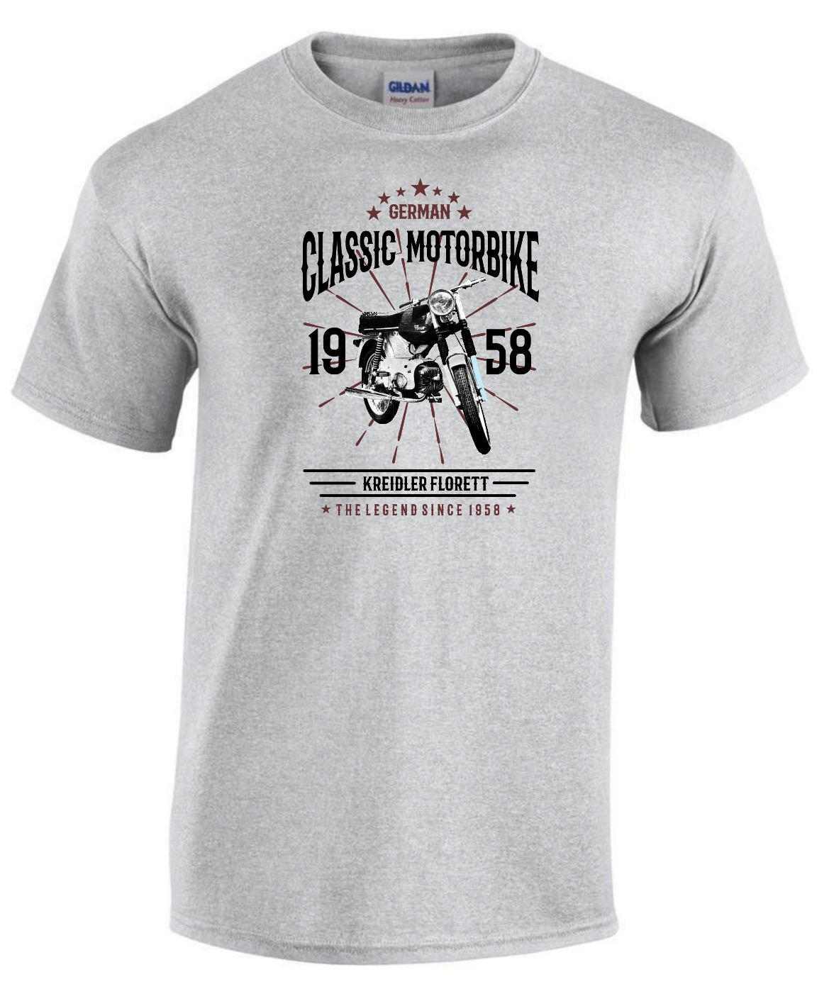 T-Shirt Kreidler Florett Motorrad Classic Moped