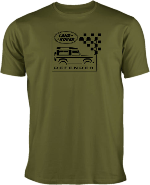 Defender Land Rover T-Shirt  Offroad Shirt in 5 Farben Motiv 1