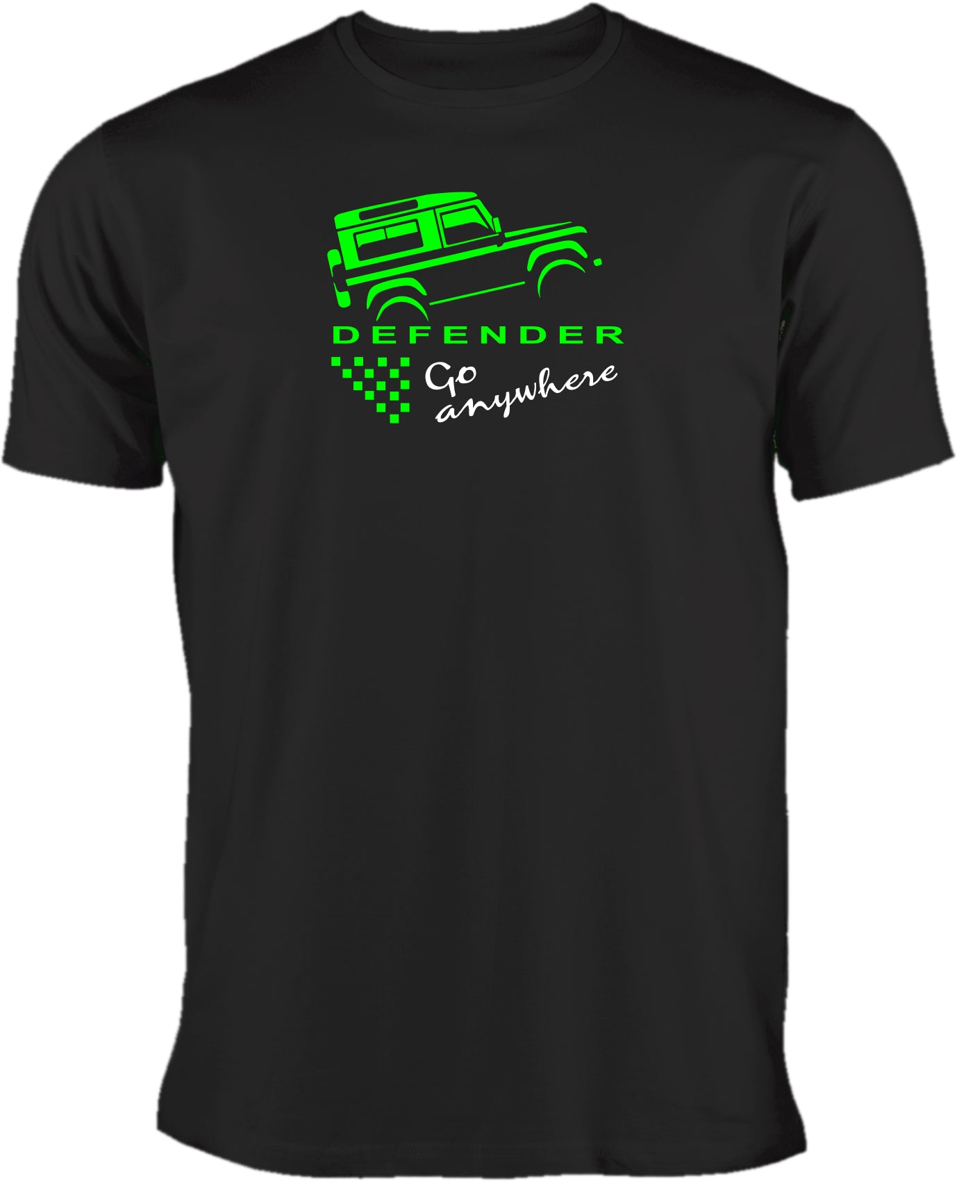 Land Rover Defender T-Shirt schwarz