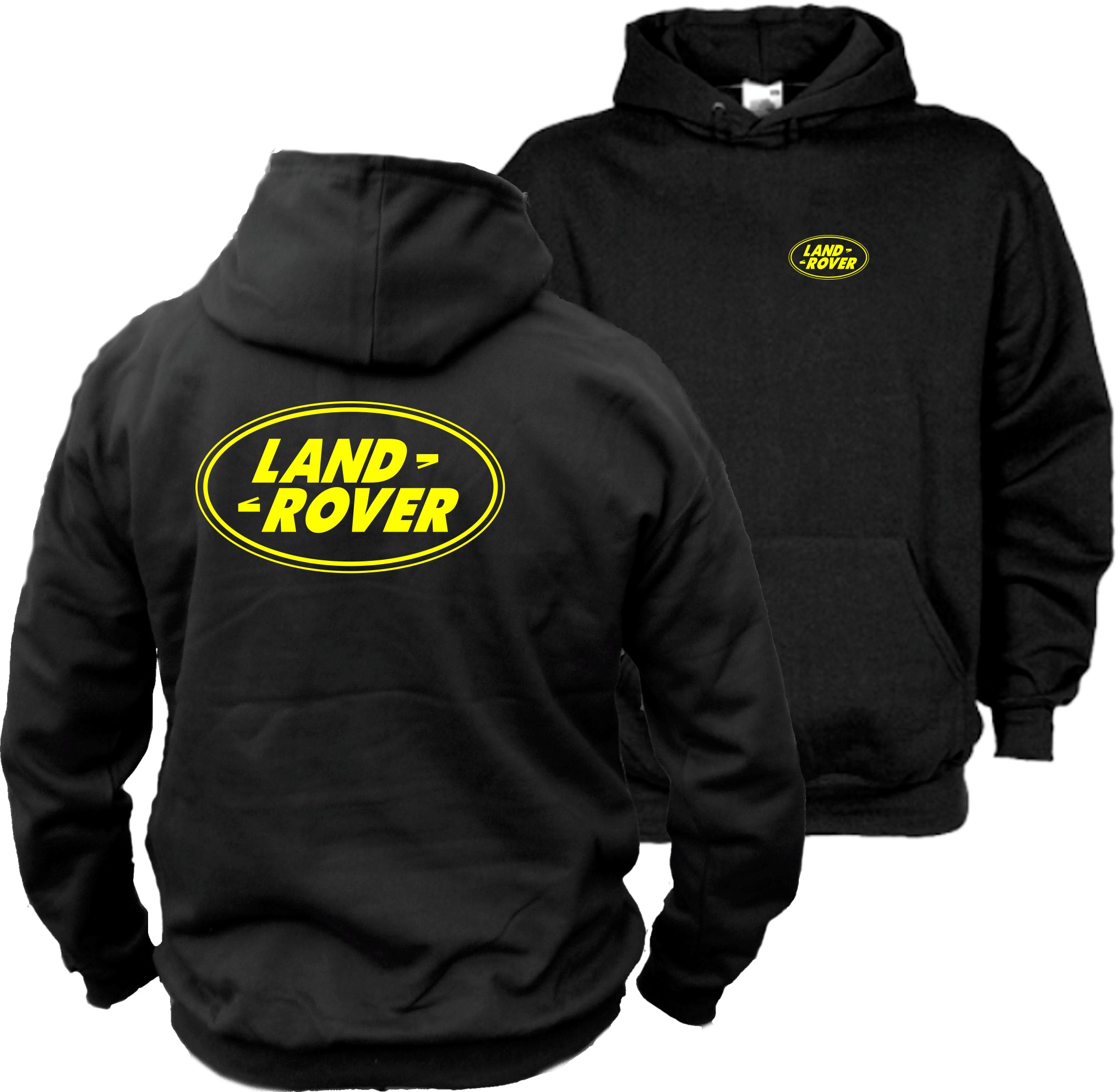 Land Rover Kapuzenpullover schwarz