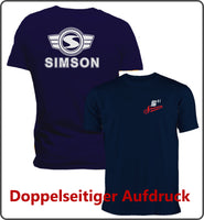 Simson T_Shirt blau 