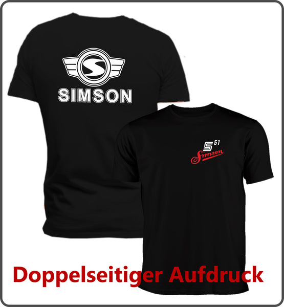 Simson schwarzes T-Shirt