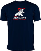 Supermoto T-Shirt blau