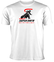 Supermoto T-Shirt weiß